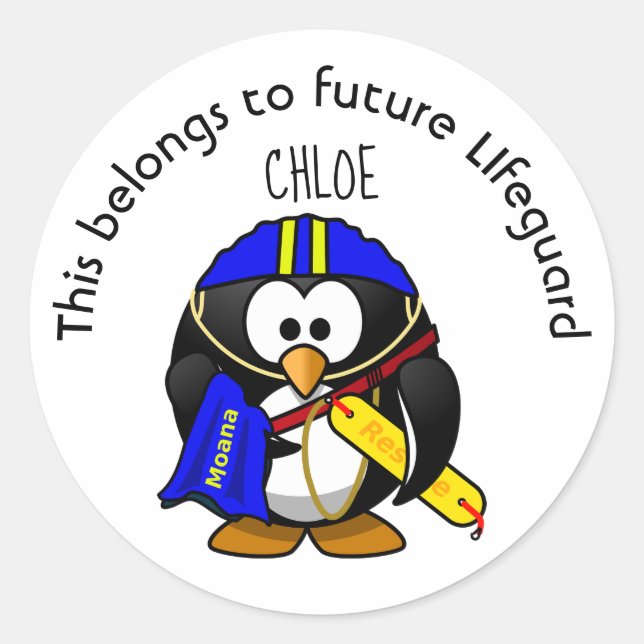 This belongs to future Lifeguard Classic Round Sticker (Front)