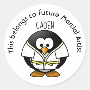 This belongs to future Martial Artist Classic Round Sticker