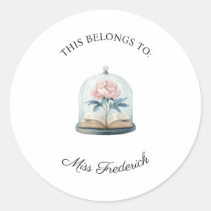 This Belongs to Labels, Teachers Classic Round Sticker
