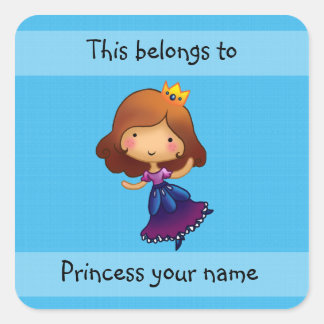 This belongs to princess sticker