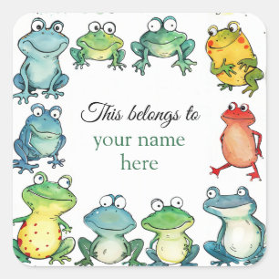 This belongs to  square sticker