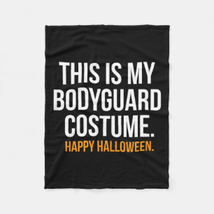 This Bodyguard Costume Funny Halloween Shirt Gift Fleece Blanket