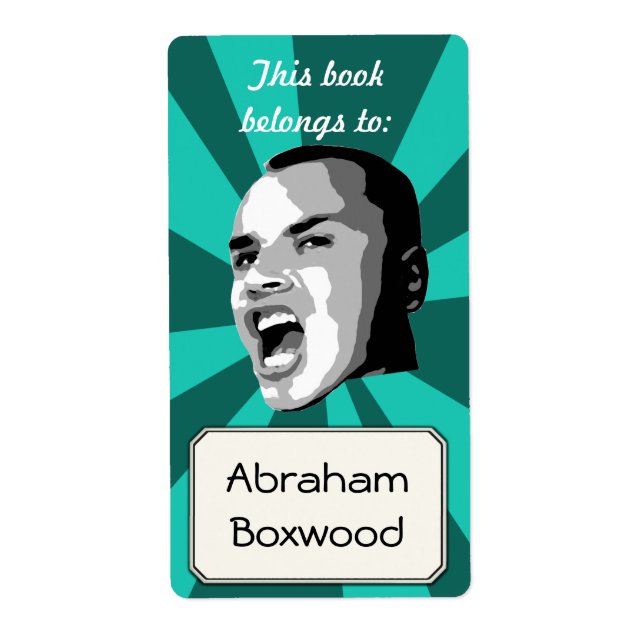 This Book Belongs To Custom Name Retro Shouting (Front)