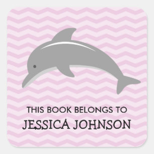 This book belongs to dolphin bookplate stickers