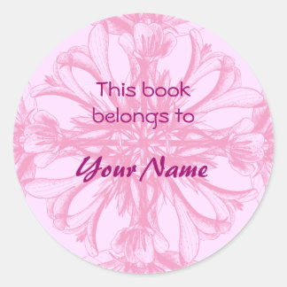 This Book Belongs To Flower Stickers
