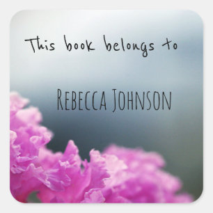 This book belongs to square sticker