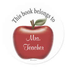 This Book Belongs To Sticker