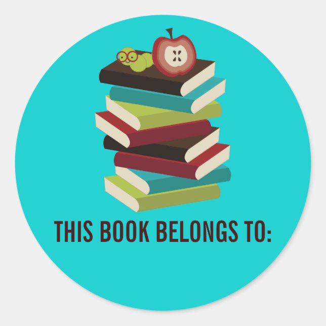 THIS BOOK BELONGS TO Stickers (Front)