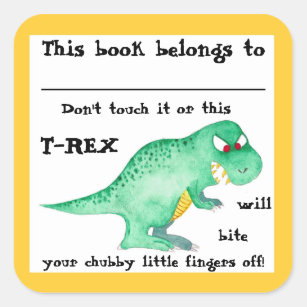 THIS BOOK BELONGS TO Stickers by Nicole Janes