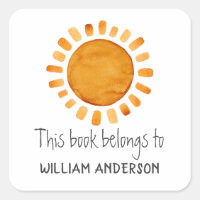 This Book Belongs To- Sunshine Personalised 
