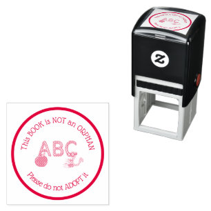 This Book is not an Orphan Please do not Adopt it Self-inking Stamp