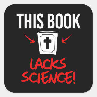This book lacks science square sticker
