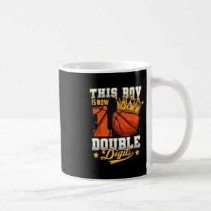 This Boy Double Digits Ten Sketll 10 Year Old Birt Coffee Mug