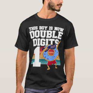 This Boy Is Double Digits 10th Birthday Funny Do T-Shirt