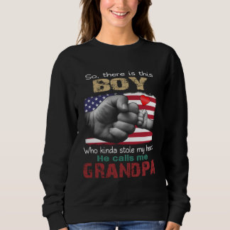 This Boy Who Kinda Stole My Heart He Calls Me Gra Sweatshirt