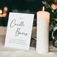 This Candle Burns In Loving Memory