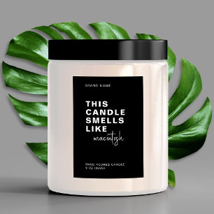 This Candle Smells Like - New Modern Label Design