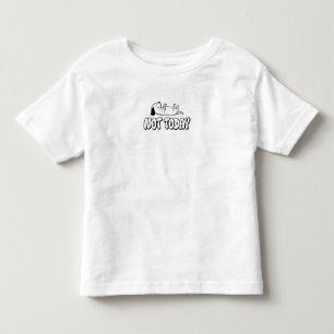 This casual, solid white short-sleeve crewneck toddler T-Shirt