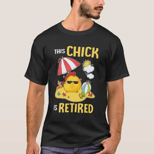 This Chick Has Retired Chicken Family Retiret Plan T-Shirt (Front)