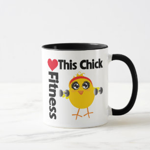 This Chick Loves Fitness Mug