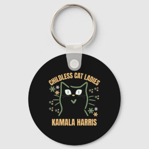 This Childless Cat Lady Is Voting Kamala-harris 20 Key Ring