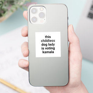 This childless dog lady is voting kamala white