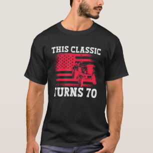 This Classic Turns 70 70th Birthday Tractor Drive T-Shirt