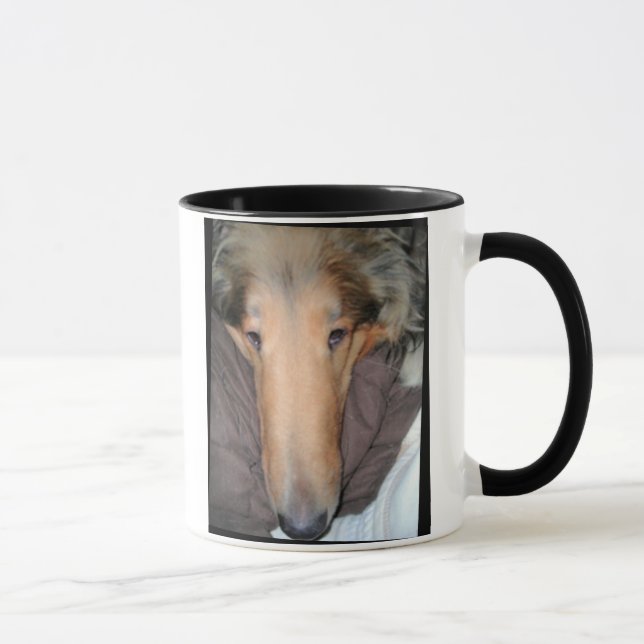 This Collie NOSE a good cup of.... (Right)