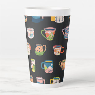 This cool Colourful Coffee Mugs Pattern