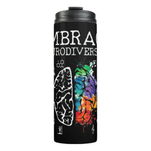 this cool neurodiversity shirt is perfect for adhd thermal tumbler