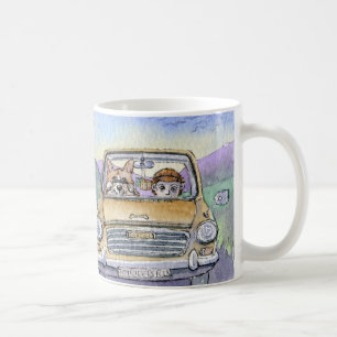 This Corgi dog took his hoomun... Coffee Mug