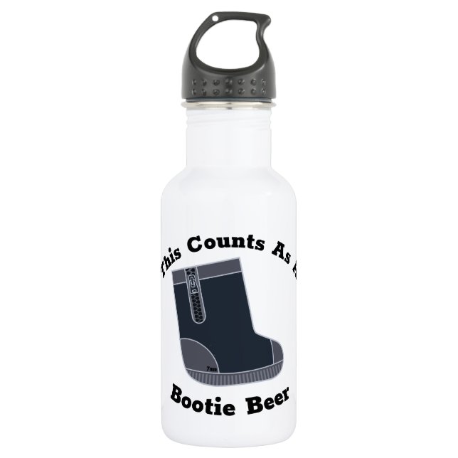 This Counts As A Bootie Beer Kayak 532 Ml Water Bottle (Front)