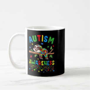 This Cute Sloth Autism Awareness Raise National Au Coffee Mug