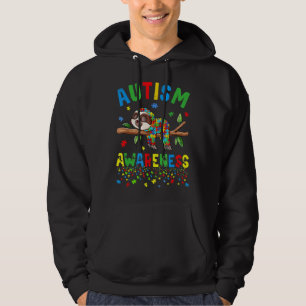 This Cute Sloth Autism Awareness Raise National Au Hoodie