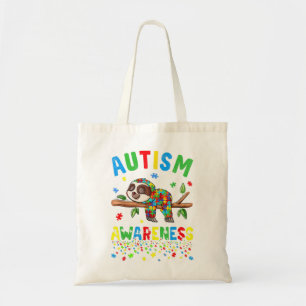 This Cute Sloth Autism Awareness Raise National Au Tote Bag