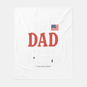 This Dad is a Veteran Blanket – Heartfelt Gift