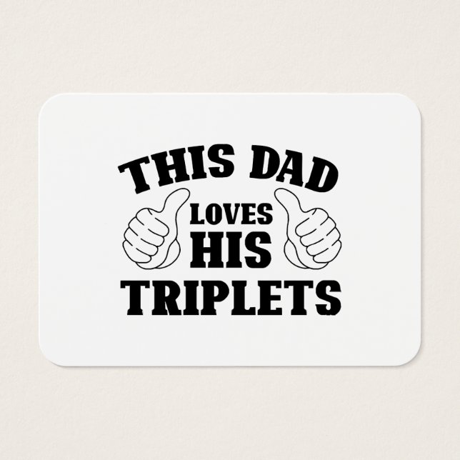 This Dad Loves His Triplets - Gift for Dad with Th (Front)