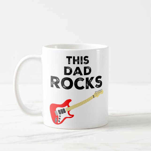 This Dad Rocks Coffee Mug (Left)