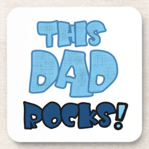 This Dad Rocks Gifts Coaster