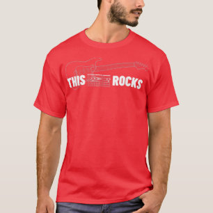 This Dad Rocks Guitar Player Chord Notes - Guitar T-Shirt