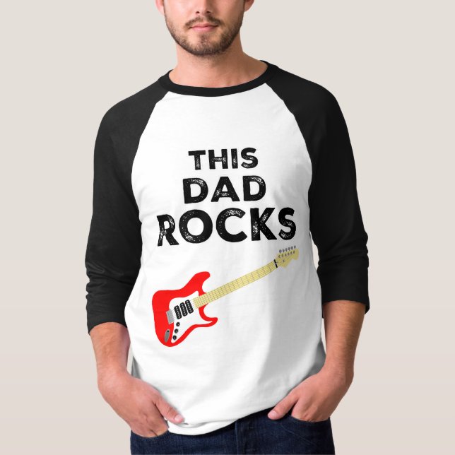 This Dad Rocks T-Shirt (Front)
