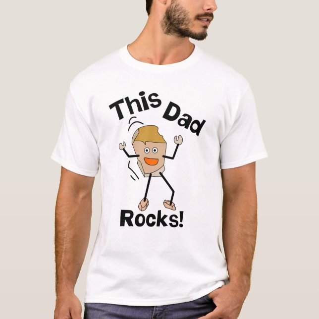 This Dad Rocks T-Shirt (Front)