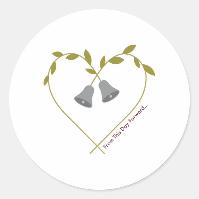 This Day Forward Classic Round Sticker (Front)