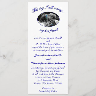 This day I will marry my best friend-Flat Card