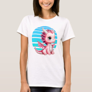 This design features a cute pink dragon with big b T-Shirt