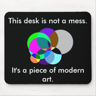 This desk is modern art mousepad