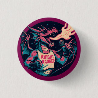 This Dragon Spits Fire 3 Cm Round Badge