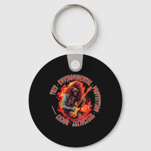 This Environmental Protection Specialist Rocks Key Ring