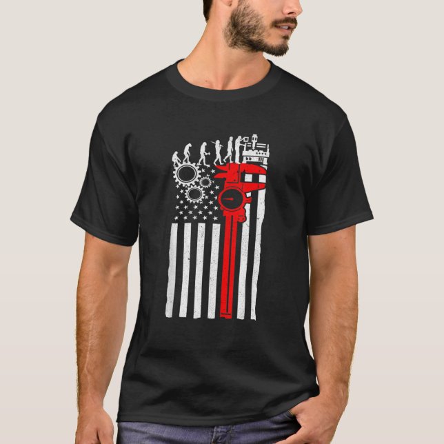 This expressive design of CNC laser machine on las T-Shirt (Front)