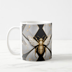 This exquisite piece of bee art  coffee mug